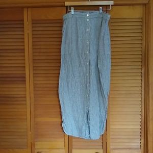 St.Tropez linen maternity skirt